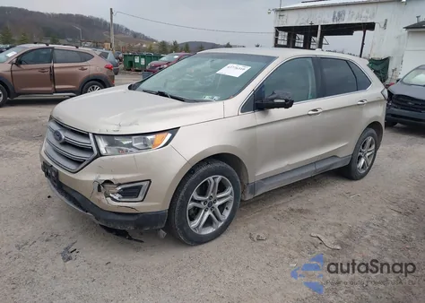 2017 Ford Edge Titanium из США, поврежденный, VIN 2FMPK4K94HBB15444